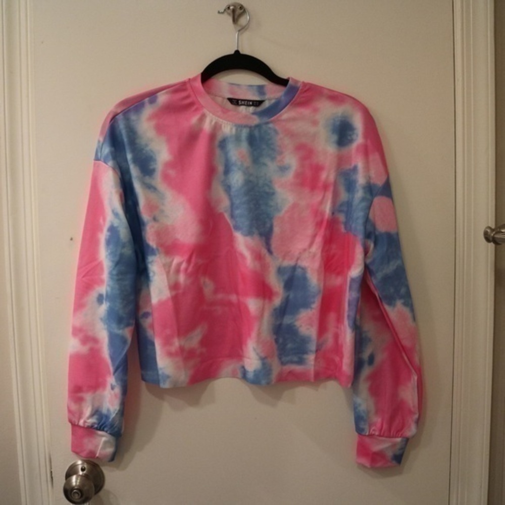 SHEIN NEW tie-dye Sweatshirt XS